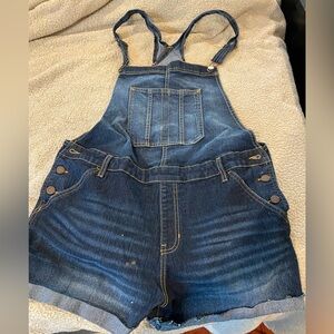 NOBO denim overall shorts